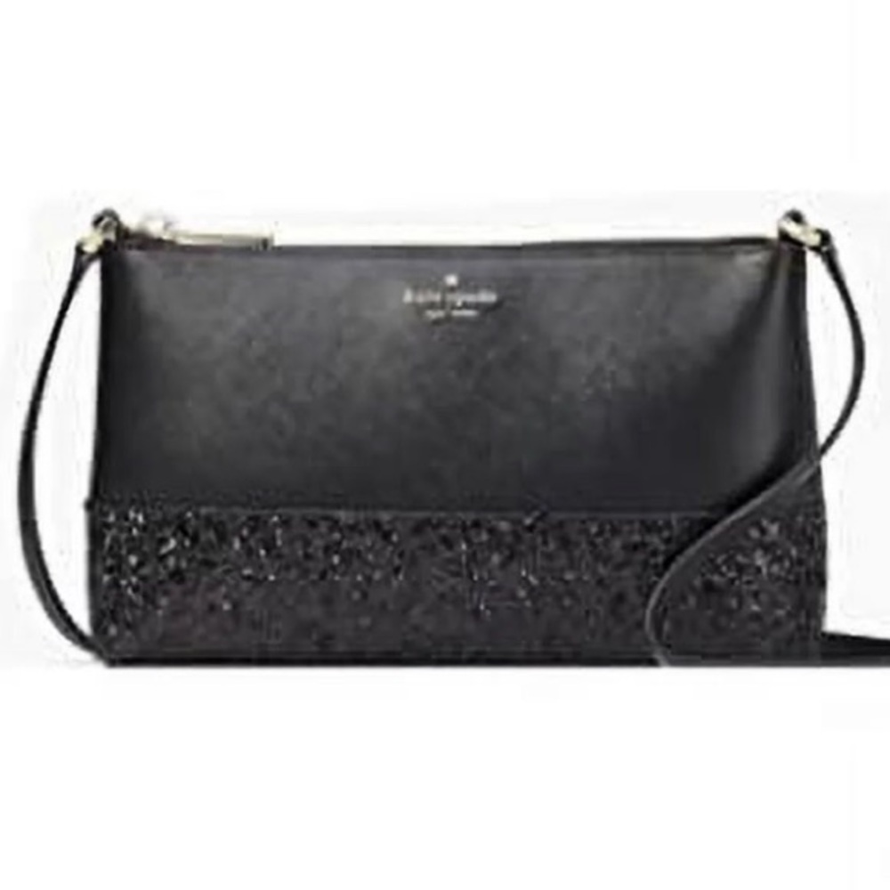 Kate Spade Flash Dipped Glitter Crossbody Bag Purse